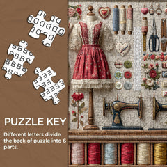 Tailor's Treasures Jigsaw Puzzle 1000 Pieces