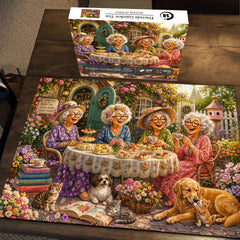 Friends Garden Tea Jigsaw Puzzle 1000 Piece
