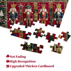 Exquisite Christmas Nutcrackers Jigsaw Puzzle 1000 Pieces
