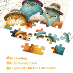 Funny Hat Birds Jigsaw Puzzle 1000 Pieces