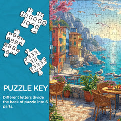 Mediterranean Afternoon Jigsaw Puzzle 1000 Pieces