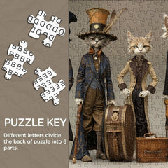 Gentle-Cat Aristocracy Jigsaw Puzzle 1000 Piece