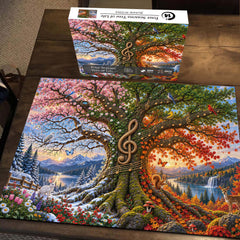 Four Seasons Tree of Life Jigsaw Puzzle 1000 Piece