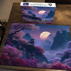 Cherry Blossom Pavilion Jigsaw Puzzle 1000 Pieces