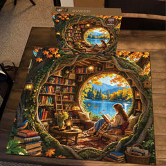 Autumn Book House Jigsaw Puzzle 1000 Piece