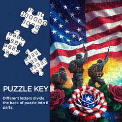 Eternal March of the Brave Jigsaw Puzzle 1000 Pieces
