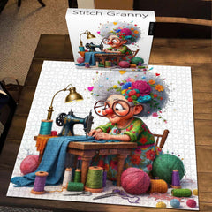 Stitch Granny Jigsaw Puzzle 1000 Piece