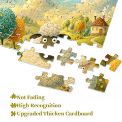Sheep Haven Jigsaw Puzzle 1000 Pieces