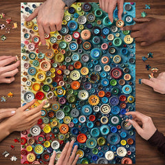 Button Treasure Jigsaw Puzzle 1000 Pieces