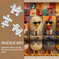 The Cool Clucks Jigsaw Puzzle 1000 Piece