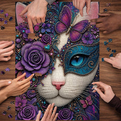 Masquerade Cat Jigsaw Puzzle 1000 Pieces