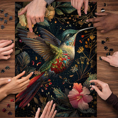Vivid Hummingbird Jigsaw Puzzle 1000 Pieces