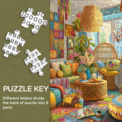 Boho House Jigsaw Puzzle 1000 Pieces