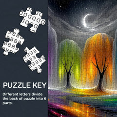 Kaleidoscope Willows Jigsaw Puzzle 1000 Pieces