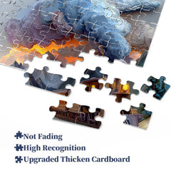 Book Page Rail Journey Jigsaw Puzzle 1000 Pieces