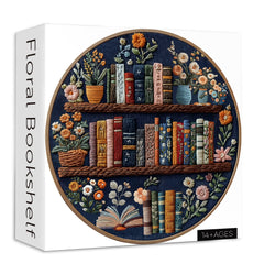 Casse-têtes Bibliothèque Florale 1000 Pièces