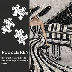 Elegant Piano Muse Jigsaw Puzzle 1000 Piece