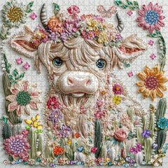 Puzzle élégant de vache 1000 pièces