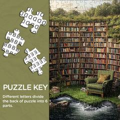 Natural's Library Jigsaw Puzzle 1000 Pieces