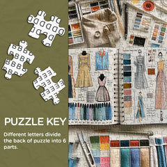 Design Diary Jigsaw Puzzle 1000 Pieces