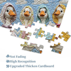 Patchwork Ducks Jigsaw Puzzle 1000 Pieces
