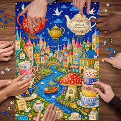 Sweet Dreams Tea Town Jigsaw Puzzle 1000 Piece