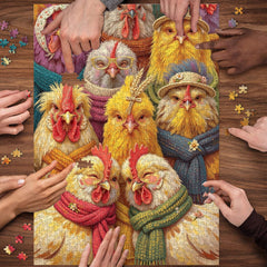 The Clucky Family Jigsaw Puzzle 1000 Piece