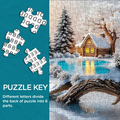 Winter's Secret Realm Jigsaw Puzzle 1000 Pieces