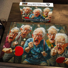 Energetic Ping Pong Jigsaw Puzzle 1000 Pieces