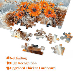 Floral Calf Jigsaw Puzzle 1000 Pieces