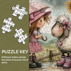 Sheepish Smile Jigsaw Puzzle 1000 Pieces