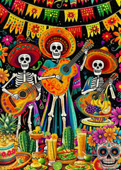 Puzzle de danse des morts 1000 pièces