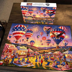 Hot Air Balloon Carnival Jigsaw Puzzle 1000 Pieces