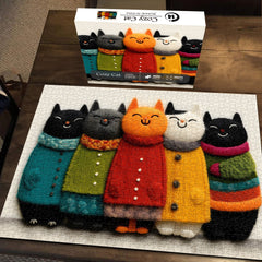 Puzzle 1000 Pièces — Chat Confortable