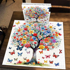Wunderschönes Schmetterlingsbaum-Puzzle, 1000 Teile