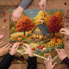 Autumn Storybook Jigsaw Puzzle 1000 Pieces