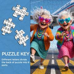 Wanderlust Grannies Jigsaw Puzzle 1000 Pieces