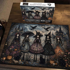 Night Witches Gathering Jigsaw Puzzle 1000 Pieces