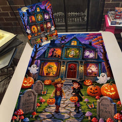 Moonlit Haunted House Jigsaw Puzzle 1000 Piece