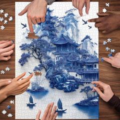 Blue Serenity Jigsaw Puzzle 1000 Pieces