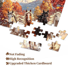 Autumn Horse Gallop Jigsaw Puzzle 1000 Pieces