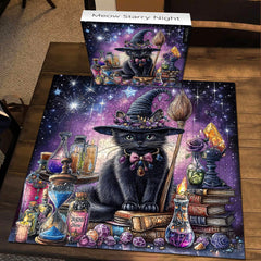 Puzzle de 1000 pièces Meow Starry Night