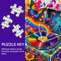 Rainbow Melody Jigsaw Puzzle 1000 Piece