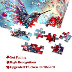 Gemstone Hummingbird Jigsaw Puzzle 1000 Pieces