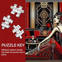 Jazz Age Elegance Jigsaw Puzzle 1000 Pieces