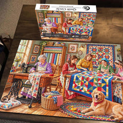 Quilt Circle Jigsaw Puzzle 1000 Piece