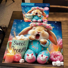 Yawning Bunny Jigsaw Puzzle 1000 Pieces