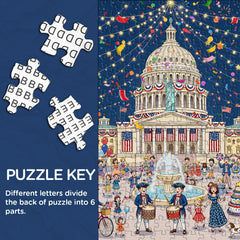 Fireworks & Freedom Jigsaw Puzzle 1000 Pieces