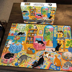 Kitty Cottage Jigsaw Puzzle 1000 Piece