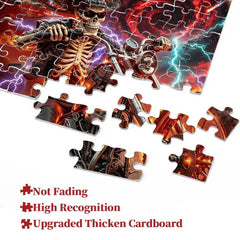 Skeleton’s Hellride Jigsaw Puzzle 1000 Piece